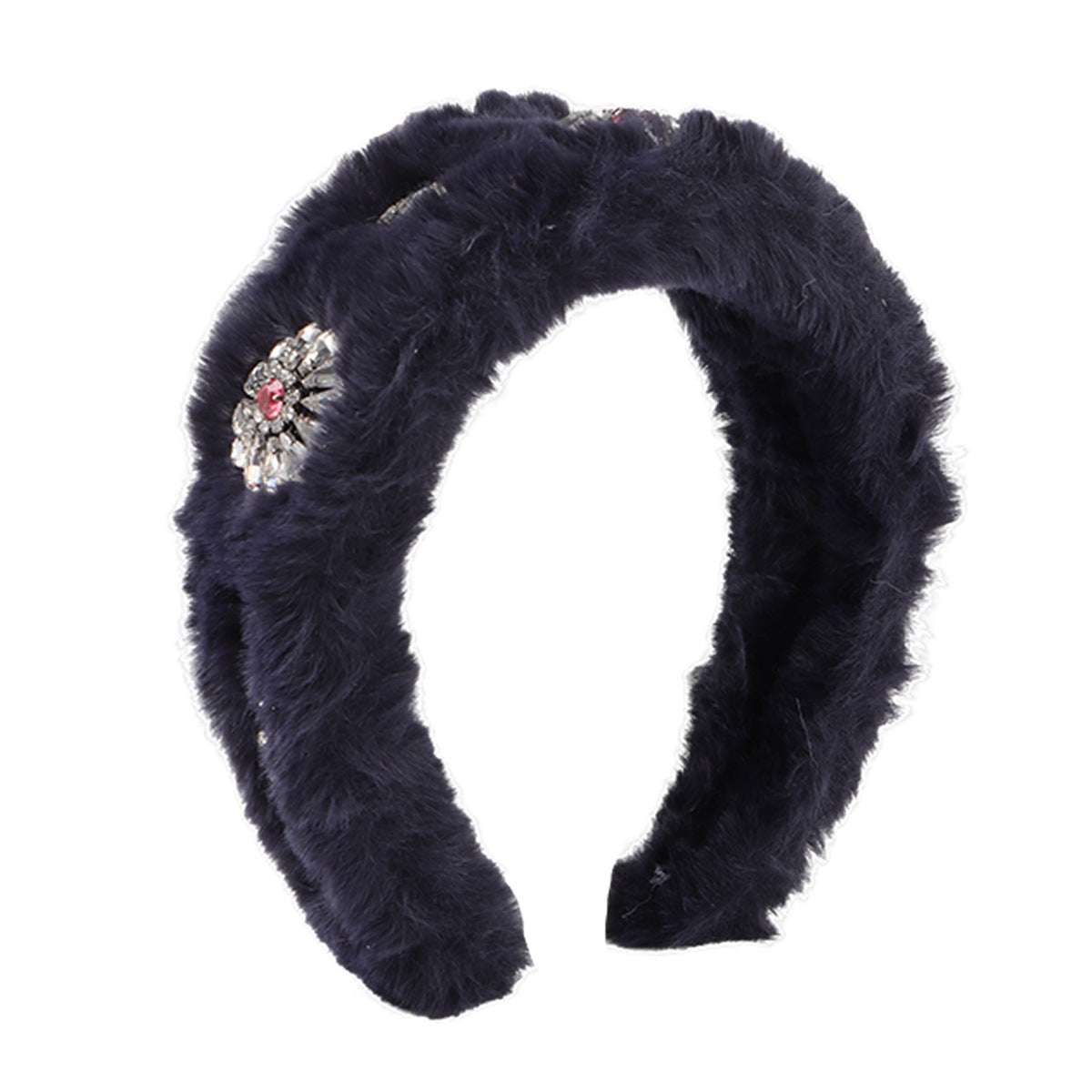 Wholesale Diamond Inlaid Plush Hair Bands